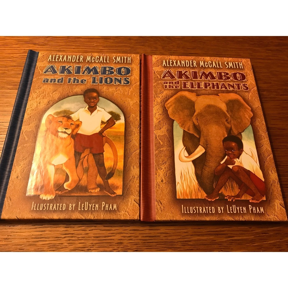 Signed Akimbo Childrens Books: Elephants &‎ Lions, 2005 First Editions
